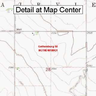   Map   Gothenburg SE, Nebraska (Folded/Waterproof)