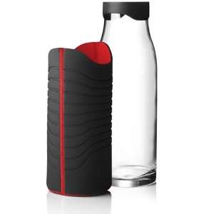  Menu   34oz Water Carafe with Wrap Black/Red