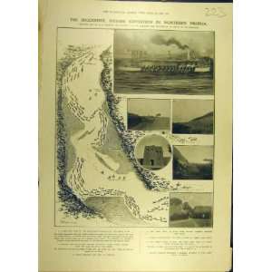   1906 Munshi Expedition Nigeria Africa River Kano Print