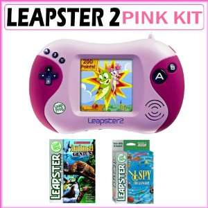  Leapfrog Leapster 2 Pink With 2 Bonus Games Toys & Games