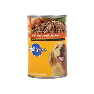  Pedigree Chopped Chicken Ground Dinner Dog Food, 22 oz 