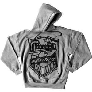  Fly Racing Squad Hoody, Gray, Size Lg, 354 0096L 