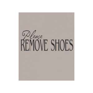  Please remove shoes
