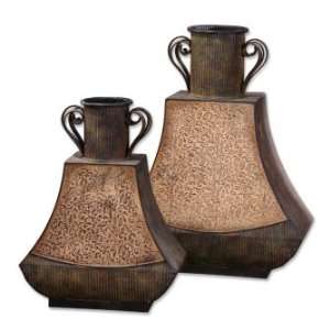    Urns Accessories and Clocks Selah, Vases Set/2 Furniture & Decor