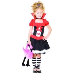 Lets Party By Leg Avenue Queen Child Costume / Black/Red   Size Medium 