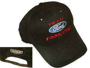 Team Ford Racing Charter Member Black Baseball Hat Cap  