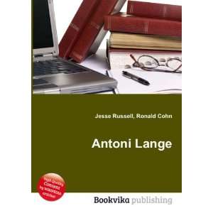  Antoni Lange Ronald Cohn Jesse Russell Books