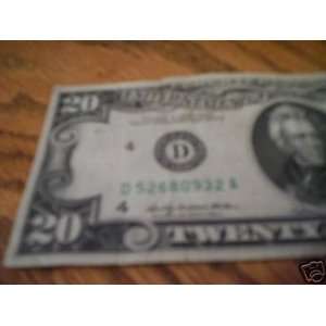  20$ 1969 FEDERAL RESERVE NOTE   BANK OF CLEVELAND 