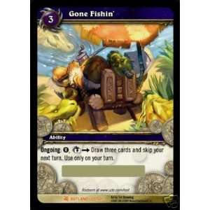  World of Warcraft Gone Fishin Loot Card   Fires of Outland 