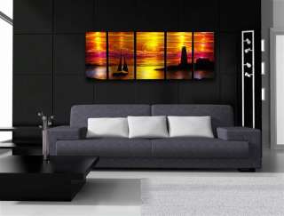 Abstract metal art Wall hanging painting sculpture Sunset scene by 