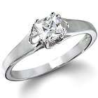 Pear cut Silver Cubic Zirconia Engagement Wedding Ring Set SIZE 7 