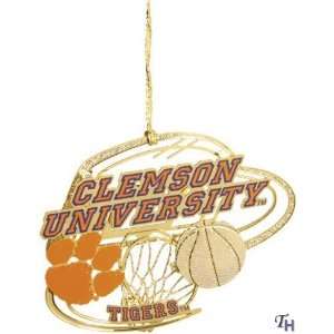 Baldwin Clemson Basketball Ornament 