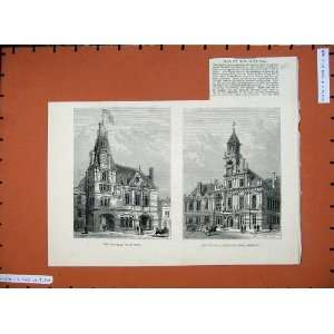  1882 Townhall Wandsworth Municipal Buildings Yarmouth 