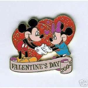 Walt Disney Mickey & Minnie Valentines Day 2002 Pin