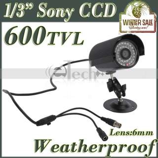   Surveillance CCTV Security Color HD CCD Camera Weatherproof  