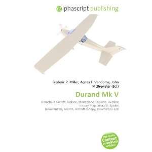 Durand Mk V 9786134187114  Books