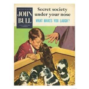  John Bull, Dogs Magazine, UK, 1950 Premium Poster Print 