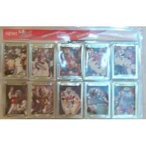  1990 ACTION PACKED PACKED NEW ENGLAND PATRIOTS TEAM SET 