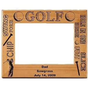  Laser Engraved Golf Picture Frame Baby
