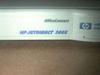 3Com HP J4101B OfficeConnect JetDirect 300X Print Server 662705169279 