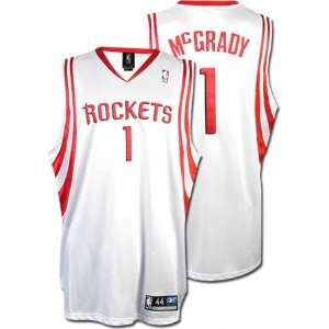  Tracy McGrady White Reebok NBA Authentic Houston Rockets 