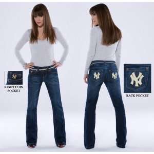   York Yankees Womens Denim Jeans   by Alyssa Milano