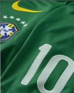   Nikes BRAZIL short sleeve Pre Match Training jersey for WC 2010