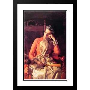 Eakins, Thomas 28x40 Framed and Double Matted Miss Amelia 