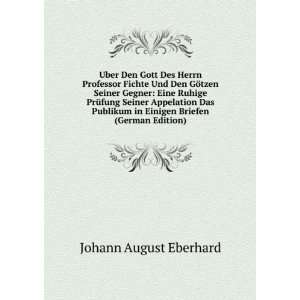   Edition) Johann August Eberhard 9785875705984  Books