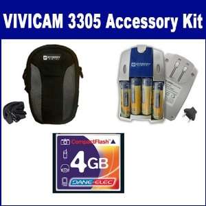  Vivitar ViviCam 3305 Digital Camera Accessory Kit includes 