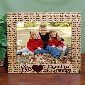  Personalized We Love Family Picture Frame