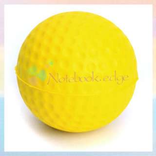 Yellow Soft Foam Golf Tranning Ball Swing Practice Shot Indoor 