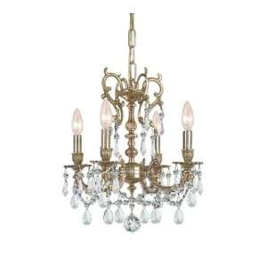   Casted Clear Strass Chandelier SIZE W16 X H17 X D CRT5525 AG CL S