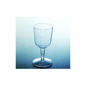  Party Basics™ 5.5 oz. Clear Plastic Wine Cups 2 piece 