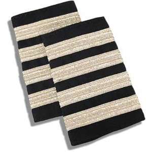   Shoulder Boards for Aviators, 3 Silver Black 