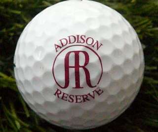 ADDISON RESERVE COUNTRY CLUB Logo Golf Ball  