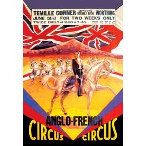  Anglo French Circus 16X24 Canvas Giclee