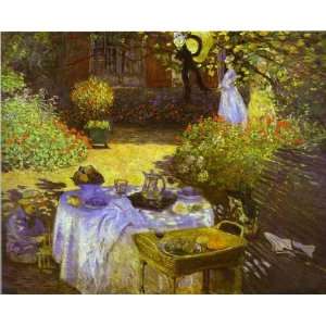  Monet Art Reproductions and Oil Paintings A Luncheon Oil 