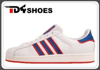 Adidas Originals Superstar 2 LTO White Blue New 2012 Casual Shoes 