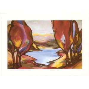 Glory of Fall by Heinz Voss. size 53.25 inches width by 38.25 inches 