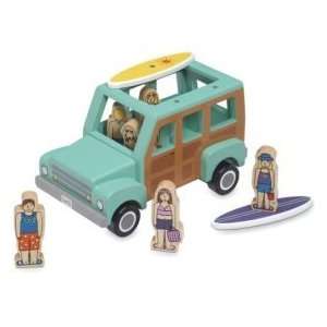  Surfs up Dude Wooden Van Toys & Games