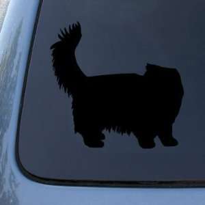 PERSIAN   Cat   Vinyl Car Decal Sticker #1544  Vinyl Color Black