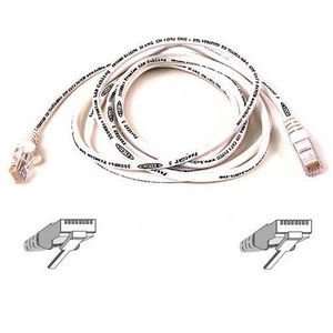  Belkin Cat5e Patch Cable. 15FT CAT5E WHITE PATCH CORD 