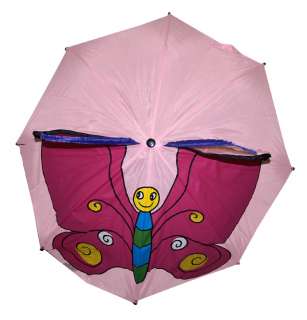 3D Cute Butterfly Animal Ear Childrens Folding Umbrella  