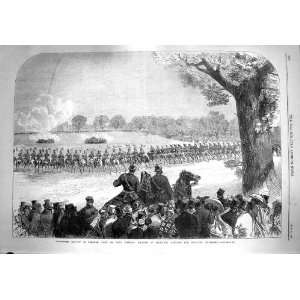  1867 Volunteer Review Windsor Park Artillery Lancers