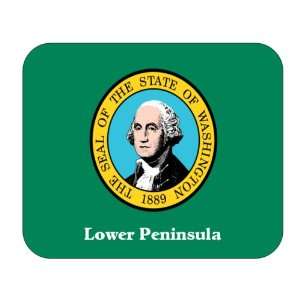  US State Flag   Lower Peninsula, Washington (WA) Mouse Pad 