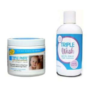  Triple Paste 16oz and Triple Wash 8oz Two Pack Health 