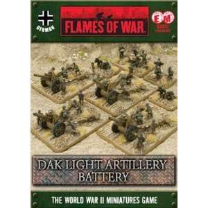  German DAK Light Artillery Battery Toys & Games