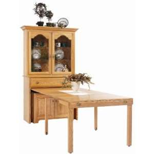  Amish USA made   Heritage Console Hutch with Pullout Table 