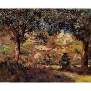   Renoir   24 x 20 inches   Lanscape in La Roche Guyon